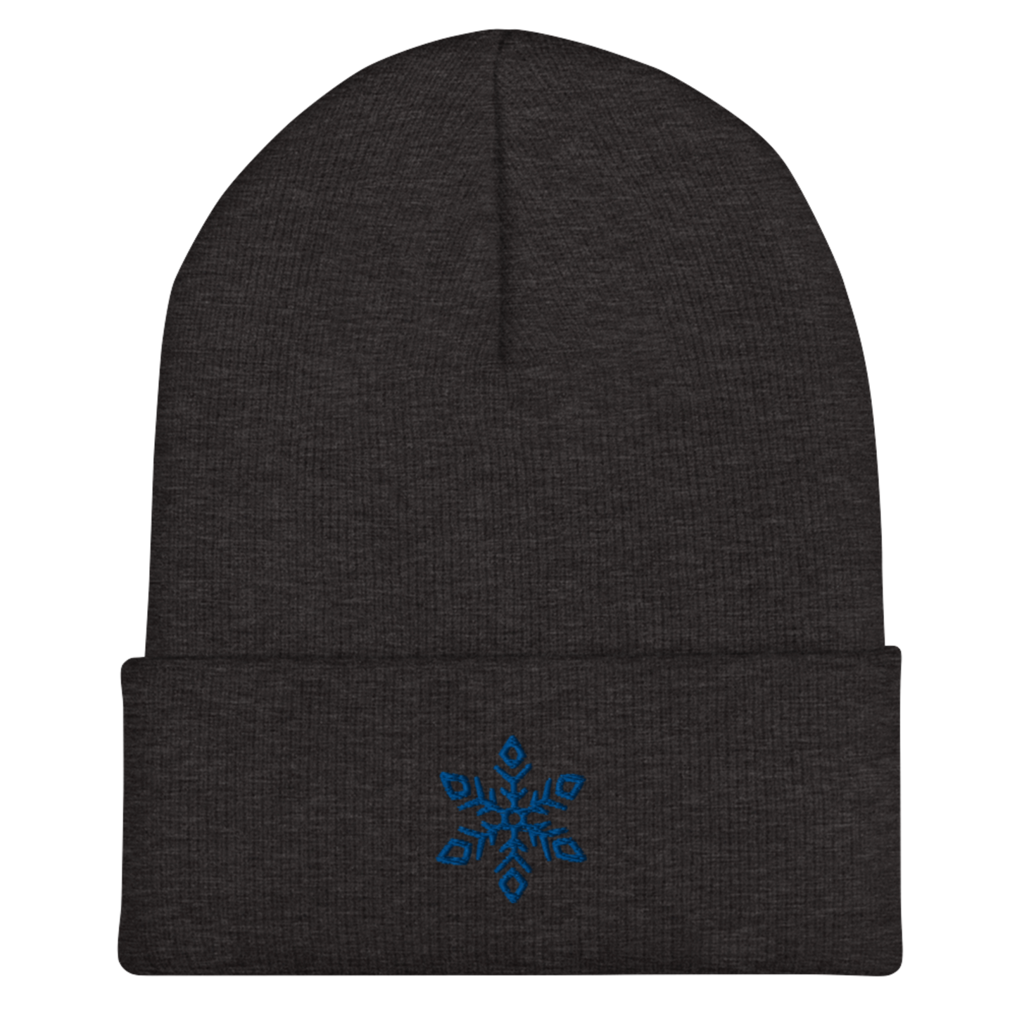 Snowflake Beanie - Dark Grey/Blue
