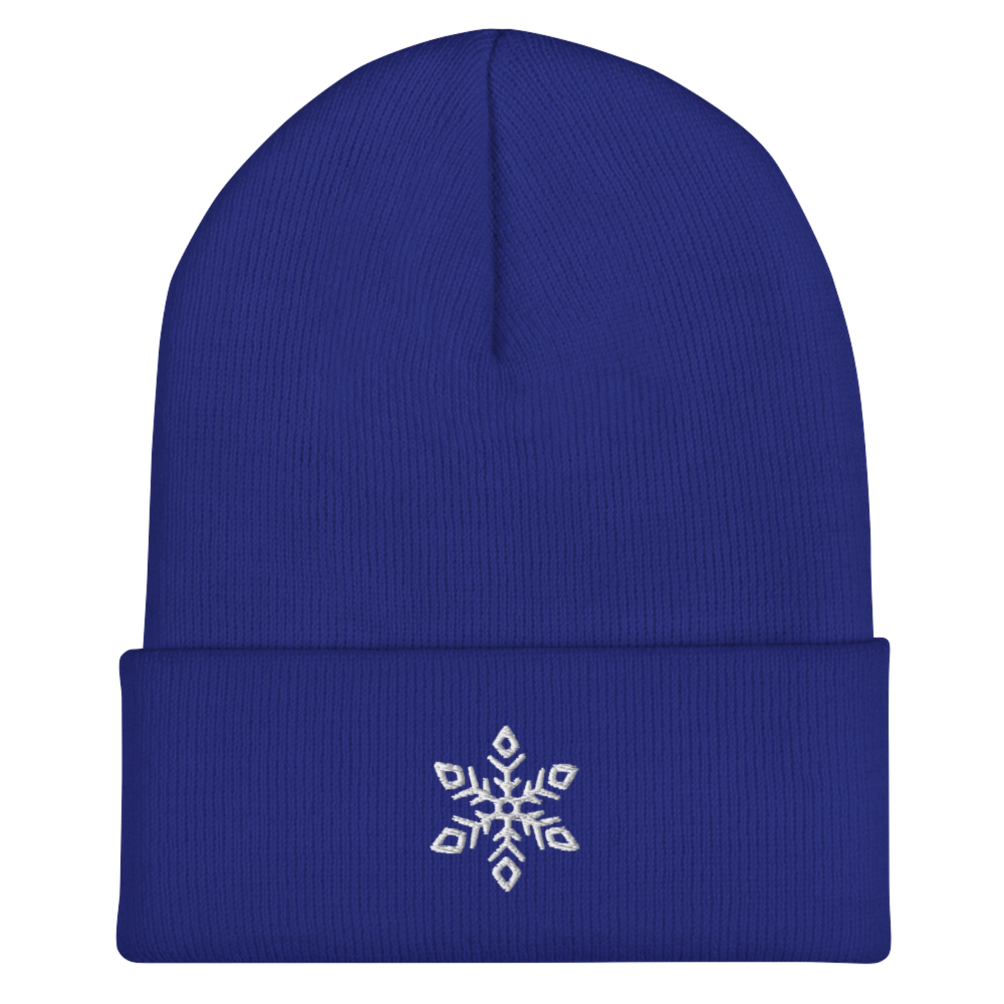 Snowflake Beanie - Royal/White