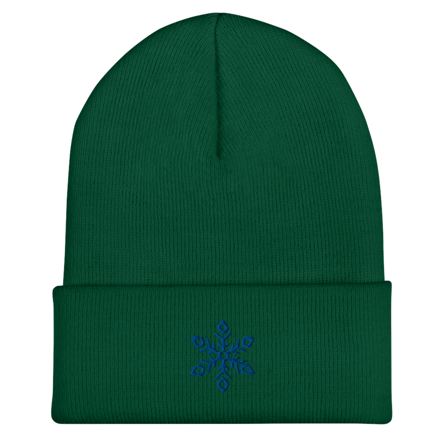 Snowflake Beanie - Spruce/Blue