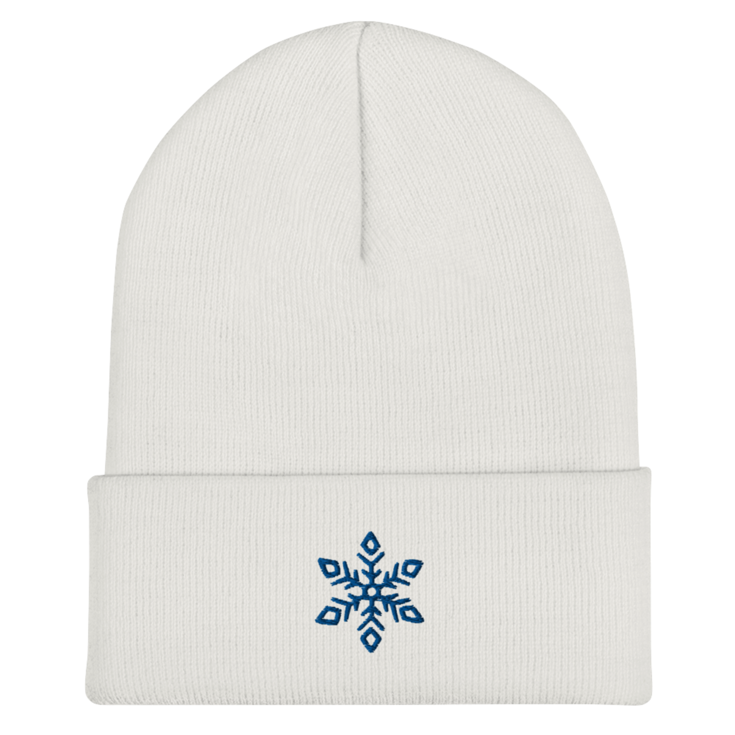 Snowflake Beanie - White/Blue