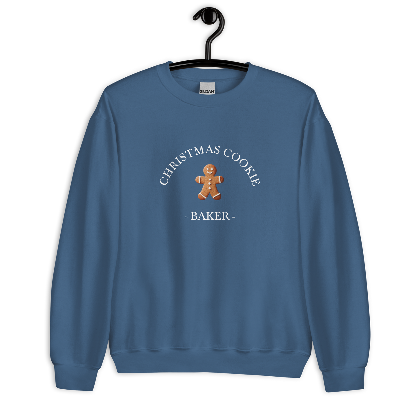 Cookie Baker - Indigo Blue/White Sweater