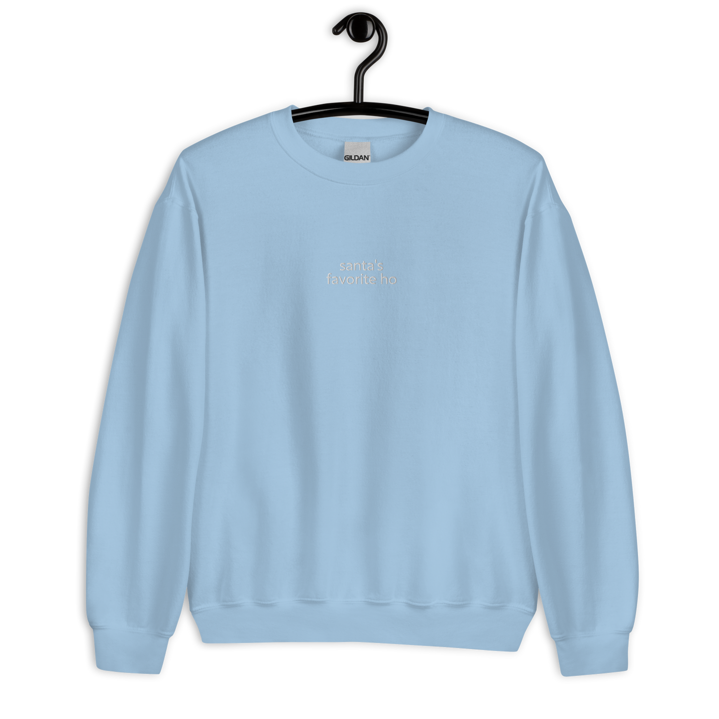 Santa's favorite ho - Light Blue/White Sweater