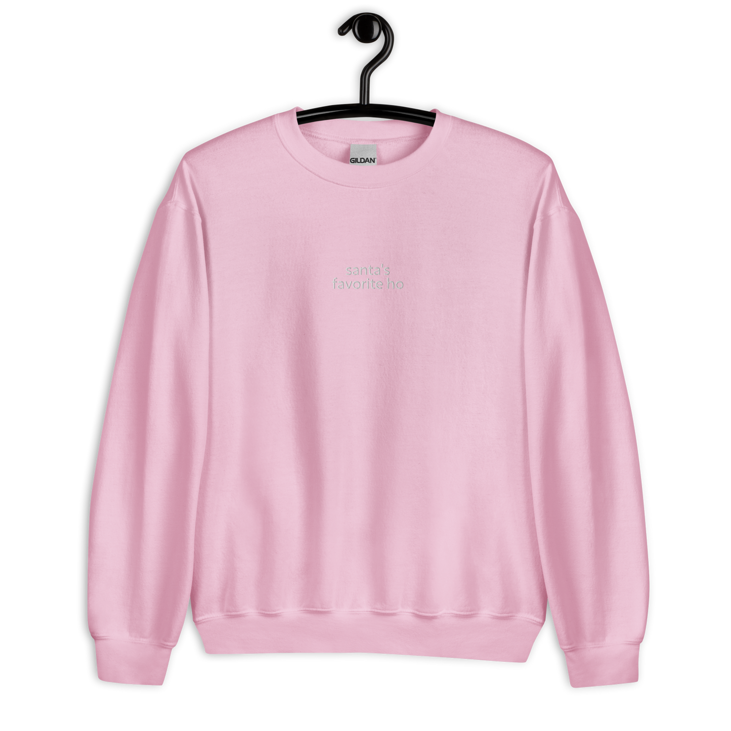 Santa's favorite ho - Light Pink/White Sweater