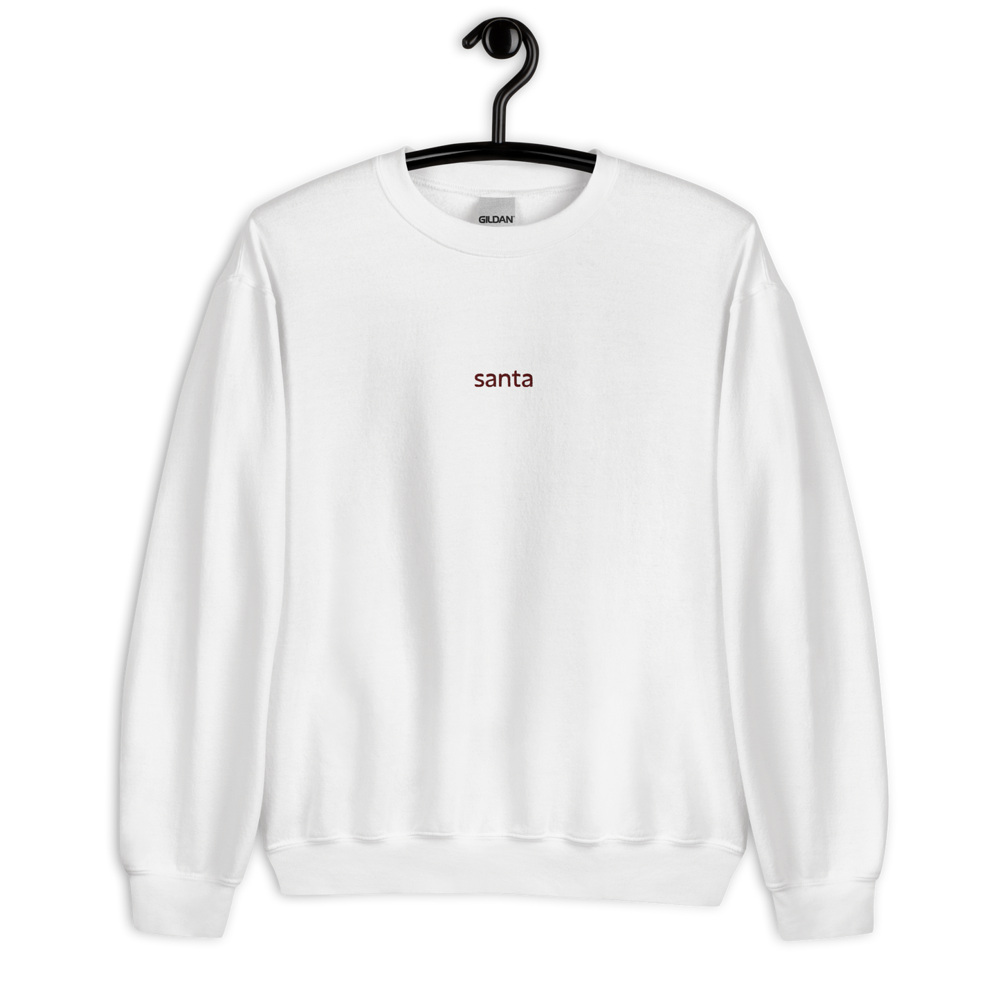 Santa - White/Maroon Sweater