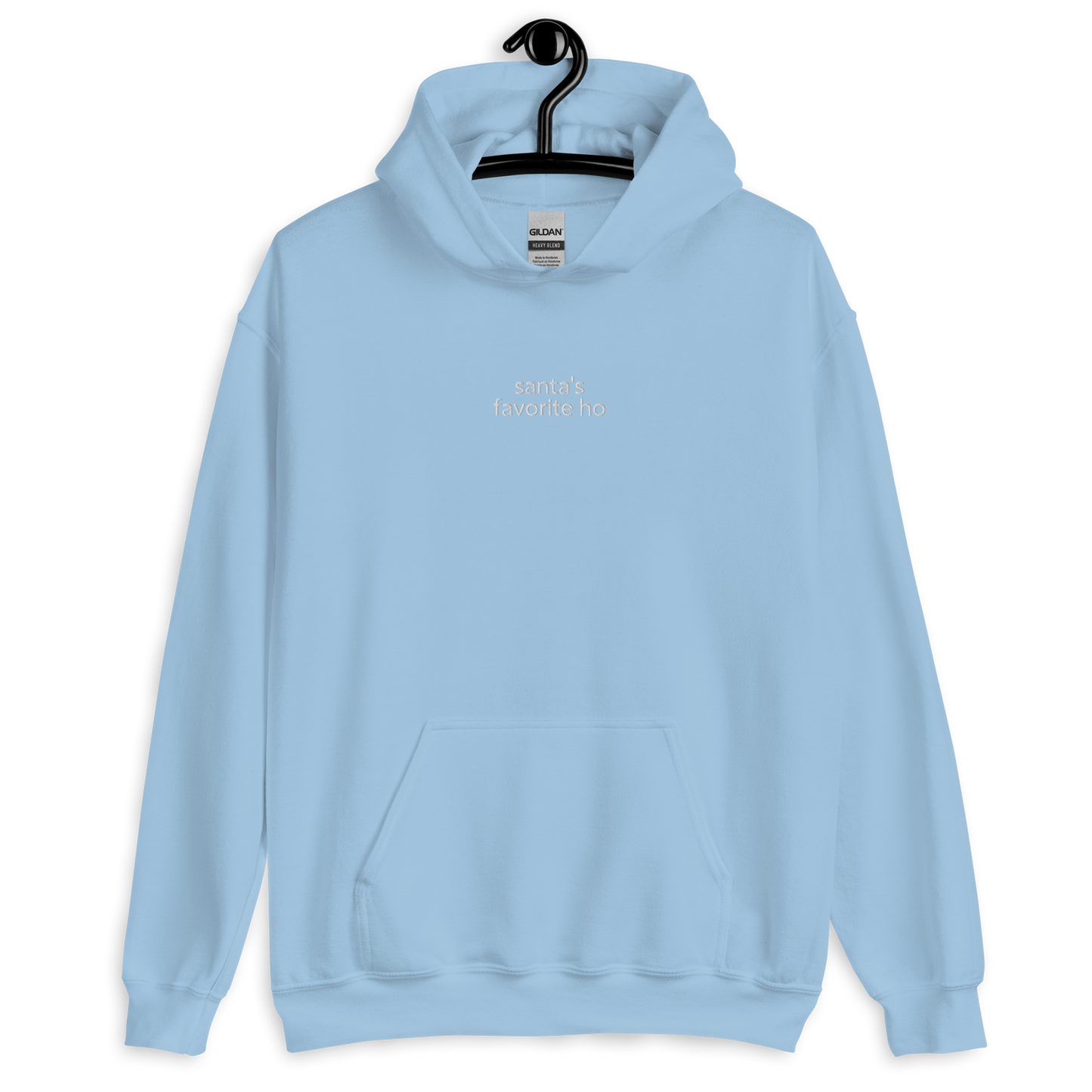 Santa's favorite ho - Light Blue/White
