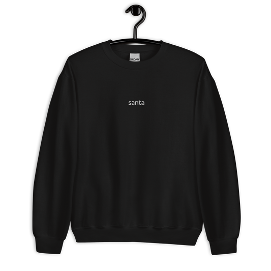 Santa - Black/White Sweater
