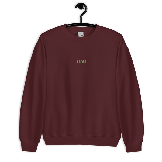 Santa - Kastanjebruine/Militairgroene Sweater