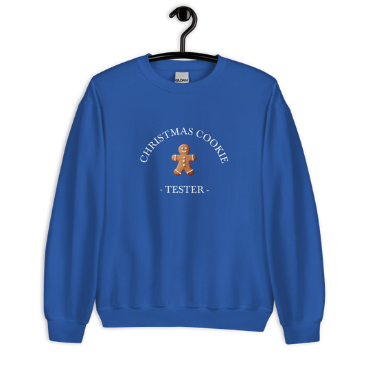 Cookie Tester - Royal/White Sweater