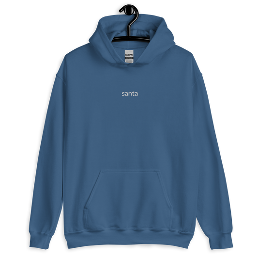 Santa - Indigo Blue/White