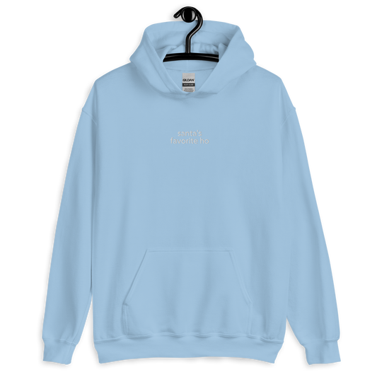 Santa's favorite ho - Light Blue/White