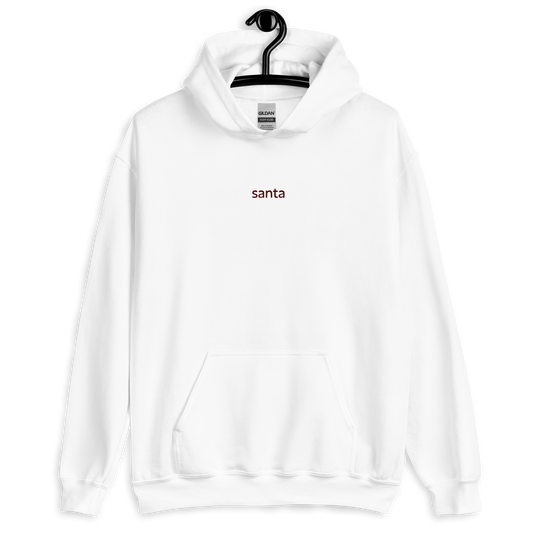 Santa - White/Maroon